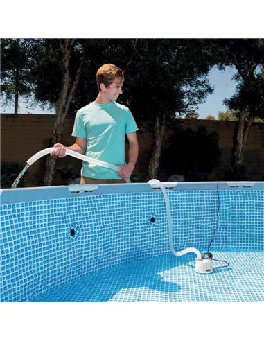 Bomba De Agua Sumergible Happy Hot Tubs + Manguera Plana De 5m | Para Piscina, Spa Y Drenaje | Limpieza Rápida