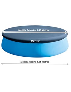 COBERTOR VINILO PISCINA EASY SET - 366 cm 2