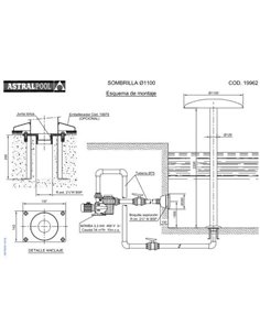 SOMBRILLA DE AGUA | ASTRALPOOL 2