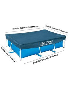 COBERTOR PISCINA  PRISMA Y SMALL FRAME 300x200 cm | INTEX 28038 2