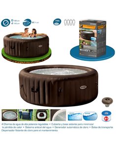 PURESPA REDONDO CON CLORADOR SALINO| MASSAGE JETs 2