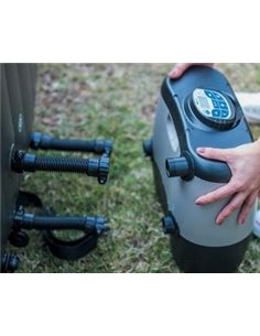 DUCHA DE ACERO TEMPORIZADA DOBLE| ASTRALPOOL 59778