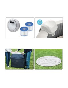 SAUNA TRADICIONAL + IR 4 PLAZAS HYBRIDE COMBI | HOLLS HL-HC04