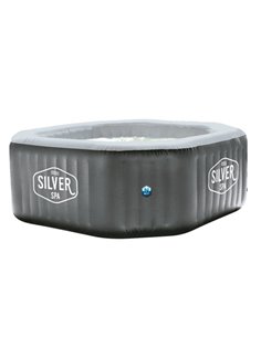 SPA OCTOGONAL HINCHABLE SILVER | NETSPA