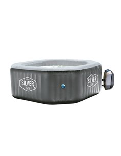 SPA OCTOGONAL HINCHABLE SILVER | NETSPA 2