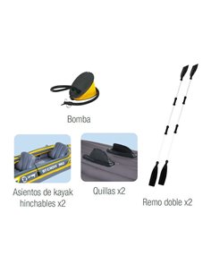 HINCHADOR ELÉCTRICO CON BATERÍA - Intex 66622 - 6941057404738