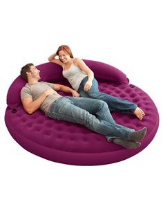 COLCHÓN HINCHABLE CIRCULAR VIOLETA ULTRA DAYBED 191x53