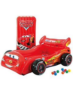 COCHE HINCHABLE CARS  CON COLCHÓN - 180x145x71cm