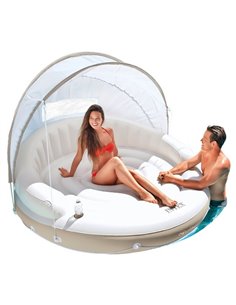 ISLA HINCHABLE INTEX CANOPY CREMA 199x150cm 2