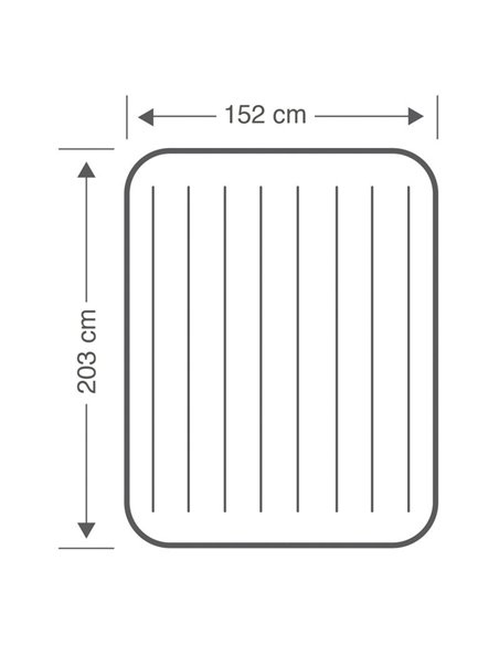 COLCHÓN HINCHABLE DURA-BEAM STANDARD 152x203x25 | INTEX