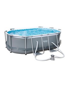PISCINA DESMONTABLE OVALADA 424x250x100 | BESTWAY 2