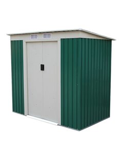 CASETA METALICA BUCKINGHAM VERDE 2,43 M2 | BESTWAY