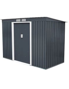 CASETA METÁLICA PARA JARDÍN READING  GRIS 3,16 M2 | BESTWAY