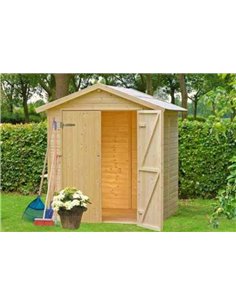 CASITA DE MADERA PARA JARDÍN DANIEL 4 M2 | BESTWAY 2