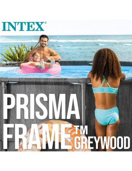 PISCINA GREYWOOD PRISM FRAME PREMIUM 457X122CM C/ACC| INTEX 26742NP