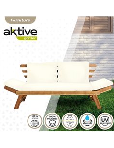 Sofá cama para jardín con cojines Aktive Garden 2
