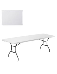 Mesa plegable multiusos ultrarresistente lifetime 244x76x73,5 cm uv100
