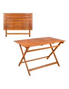 Mesa rectangular madera de acacia Aktive Garden 120x70x74 cm
