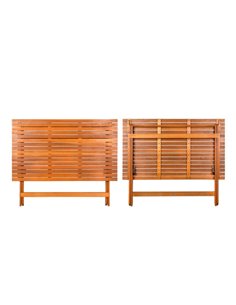 Mesa rectangular madera de acacia Aktive Garden 120x70x74 cm 2