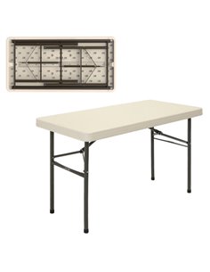 Mesa plegable multiusos ultrarresistente Lifetime 122,5x61x74 cm uv100