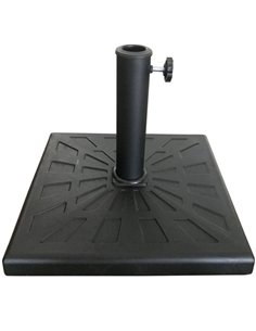 Soporte cuadrado poliresina para parasol 38-48 Aktive Garden