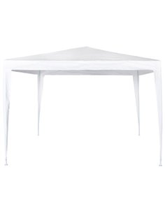 Cenador cuadrado Aktive Garden polietileno blanco