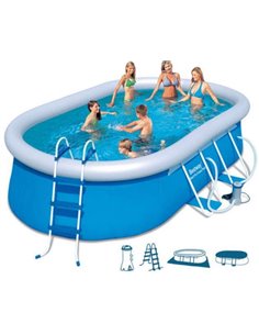 PISCINA HINCHABLE OVALADA 549x366x122 | BESTWAY