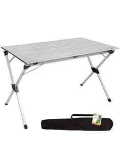 MESA PLEGABLE CAMPING ALUMINIO 110X70X70 CM