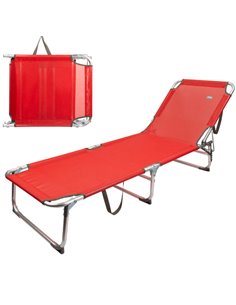 Tumbona de playa plegable con respaldo reclinable Aktive Beach