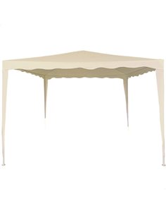 Cenador crema 300x300x240 Aktive Garden