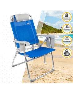 Silla playa mochila Aktive 2