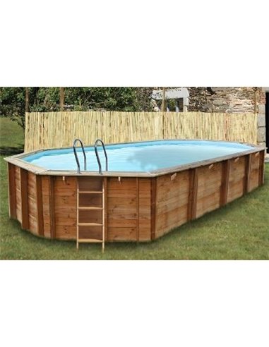 Tratamiento de piscina de madera - Megapiscinas