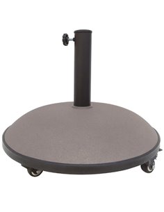 Soporte parasol cemento con ruedas Aktive Garden circular