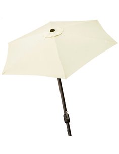 Parasol hexagonal 300 cm color crema Aktive Garden