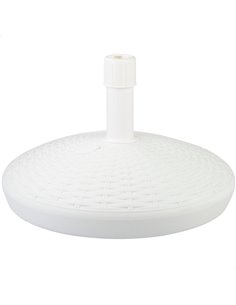 Base para sombrilla circular blanca 25-48 mm Aktive