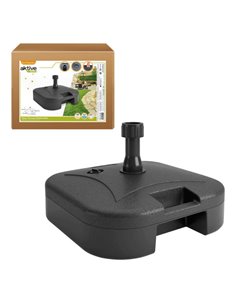 Pie para sombrillas rellenable y de plástico 19 kg Aktive Garden