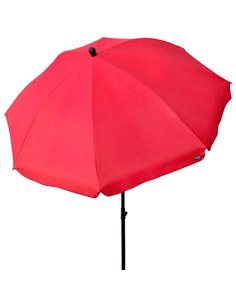 Sombrilla jardín 240 cm UV30 color rojo Aktive Beach
