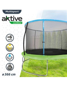 Cama elástica para niños 366 cm diámetro Aktive Sports