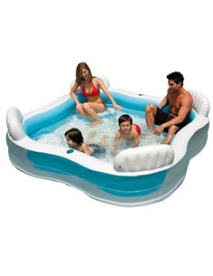 PISCINA HINCHABLE ASIENTOS y RESPALDOS 229x229x66 2