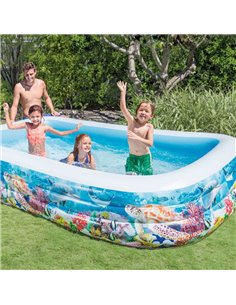 PISCINA HINCHABLE TROPICAL 305x183x56 cm | INTEX 2