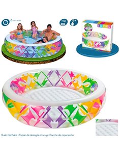 NEVERA HINCHABLE Y FLOTANTE MEGA CHILL II 122x97