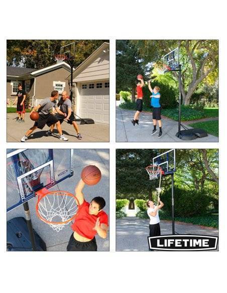 Canasta baloncesto ultrarresistente LIFETIME altura regulable 244/305 cm uv100