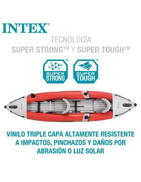 Kayak hinchable INTEX K2 Excursion Pro 2 remos + hinchador
