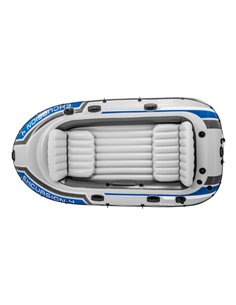 BARCO EXCURSION 4. BOMBA & REMOS.  315x165x43 | INTEX 68324NP 2