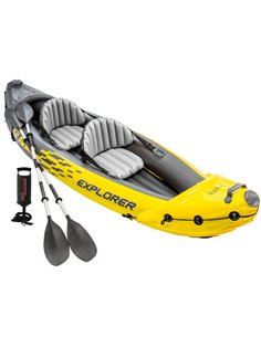 KAYAK EXPLORER K2 CON REMOS Y BOMBA | INTEX 68307NP