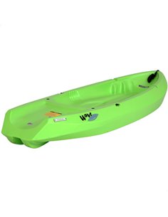 Kayak rígido verde con remo juvenil Lifetime