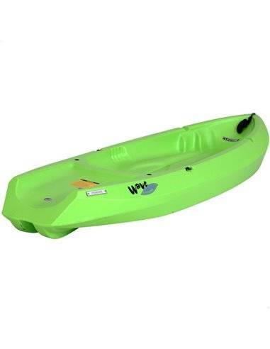 Kayak rígido verde con remo juvenil Lifetime