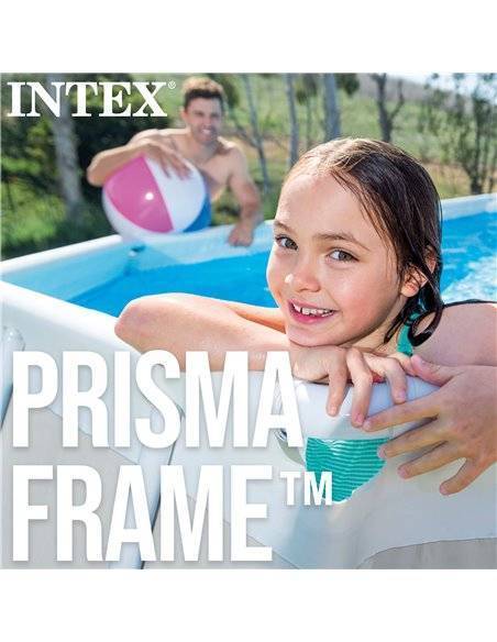 PISCINA PRISM FRAME 400X200X122 CM(C/BOMBA FILTRO+ES | INTEX 26790NP
