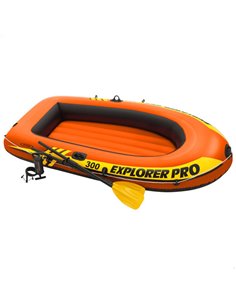 BARCO EXPLORER PRO 300 REMOS Y BOMBA | INTEX 58358NP