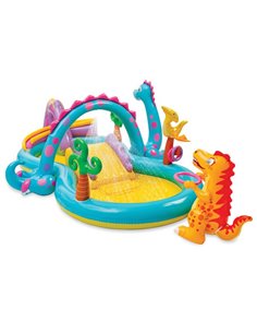 CENTRO DE JUEGOS DINO CON BOLAS Y FIGURAS 333x229x112